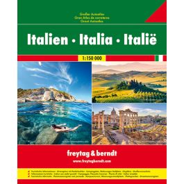 Italie - F B Grosser Autoatlas Italien 1 150 000 Freytag Berndt