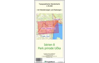 Hiking Maps Croatia Istrien 8, Naturpark Učka 1:35.000 Mollenhauer & Treichel