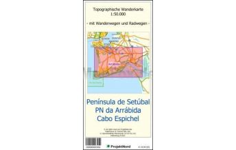 Wanderkarten Portugal Península de Setúbal, PN da Arrábida, Cabo Espichel 1:50.000 Mollenhauer & Treichel