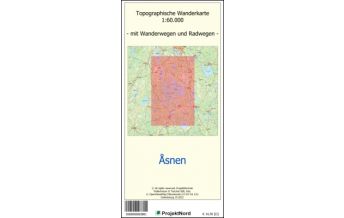 Wanderkarten Skandinavien ProjektNord-Karte Åsnen 1:60.000 Mollenhauer & Treichel