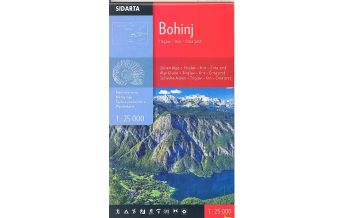 Hiking Maps Slovenia Wanderkarte Bohinj 1:25.000 Sidarta