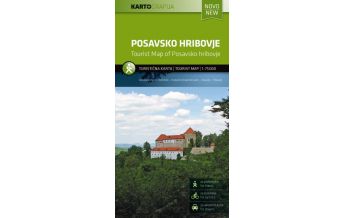 Wanderkarten Slowenien Rad- & Wanderkarte Posavsko Hribovje 1:75.000 Kartografija Slovenija