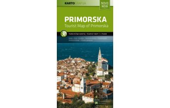 Hiking Maps Slovenia Rad- & Wanderkarte Primorska/Karst 1:75.000 Kartografija Slovenija
