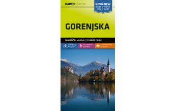 Mountainbike-Touren - Mountainbikekarten Wander- & MTB-Karte Gorenjska/Karawanken 1:40.000 Kartografija Slovenija