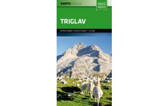 Hiking Maps Slovenia Pocket Guide Wanderkarte Triglav 1:25.000 Kartografija Slovenija