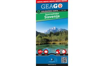 Radkarten GeaGo Radkarte Northwest Slovenia/Nordwest-Slowenien 1:100.000 GeaGo