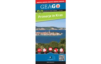 Hiking Maps Slovenia GeaGo Rekreacijska Karta Primorje & Kras/Karst 1:50.000 GeaGo