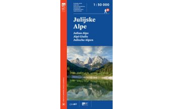 Wanderkarten Slowenien PZS-Wanderkarte Julijske Alpe / Julische Alpen 1:50.000 Planinska Zveza Slovenije