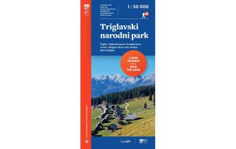 Hiking Maps Slovenia PZS-Wanderkarte Triglavski narodni park 1:50.000 Planinska Zveza Slovenije