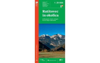 Hiking Maps Slovenia PZS-Wanderkarte Ratitovec in okolica 1:25.000 Planinska Zveza Slovenije