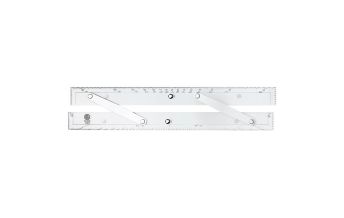 Kursdreieck - Navigationsdreieck Parallel-Lineal 30,5cm ECOBRA Schreib- und Zeichengeräte GmbH.