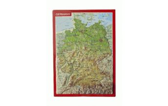 Raised Relief Maps 3D Reliefpostkarte Deutschland georelief GbR