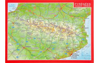 Raised Relief Maps Pyrenäen georelief GbR