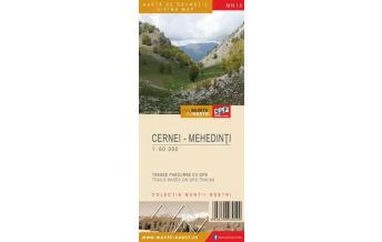 Hiking Maps Romania Wanderkarte MN-14, Cernei, Mehedinți 1:60.000 Schubert & Franzke & Muntii Nostri