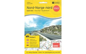 Straßenkarten Skandinavien Nordeca Straßenkarte 2179, Nord-Norge nord/Nordnorwegen Nord 1:500.000 Nordeca