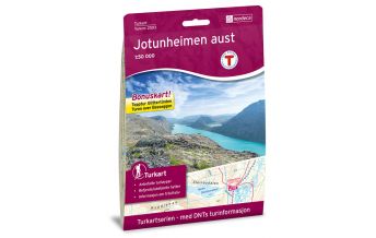 Wanderkarten Skandinavien Turkart 2503, Jotunheimen Aust/Ost 1:50.000 Nordeca