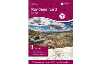 Hiking Maps Scandinavia Turkart 2523 Norwegen - Rondane Nord 1:50.000 Nordeca
