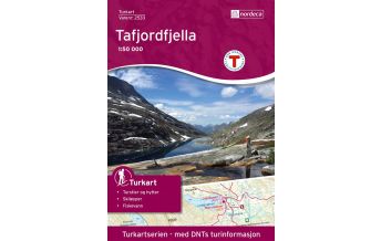 Wanderkarten Skandinavien Turkart 2533 Norwegen - Tafjordfjella 1:50.000 Nordeca