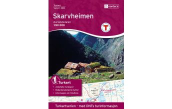 Wanderkarten Skandinavien Turkart 2661, Skarvheimen 1:50.000 Nordeca