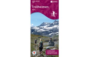 Wanderkarten Turkart 2827 Norwegen - Trollheimen Nord 1:50.000 Nordeca