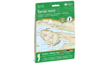 Wanderkarten Skandinavien Nordeca Topo3000 3029, Senja nord 1:50.000 Nordeca