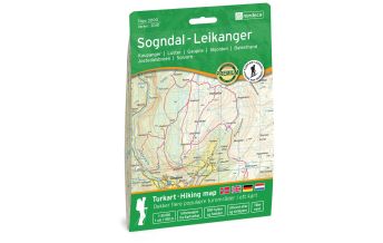 Hiking Maps Scandinavia Nordeca Topo3000 3041, Sogndal-Leikanger 1:50.000 Nordeca