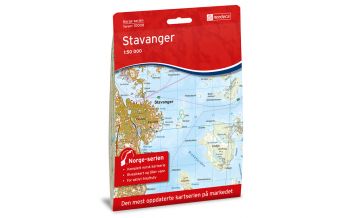 Hiking Maps Scandinavia Norge-serien-Karte 10008, Stavanger 1:50.000 Nordeca