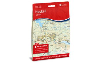 Hiking Maps Scandinavia Norge-serien-Karte 10024, Haukeli 1:50.000 Nordeca