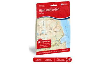 Hiking Maps Scandinavia Norge-serien-Karte 10070, Hjørundfjorden 1:50.000 Nordeca