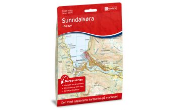 Hiking Maps Scandinavia Norge-serien-Karte 10078, Sunndalsøra 1:50.000 Nordeca