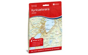 Wanderkarten Skandinavien Norge-serien-Karte 10089, Kyrksæterøra 1:50.000 Nordeca