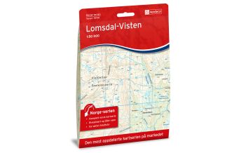 Hiking Maps Scandinavia Norge-serien-Karte 10114, Lomsdal-Visten 1:50.000 Nordeca