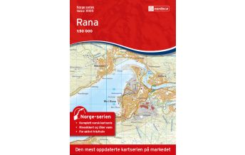 Hiking Maps Scandinavia Norge-serien-Karte 10120, Rana 1:50.000 Nordeca