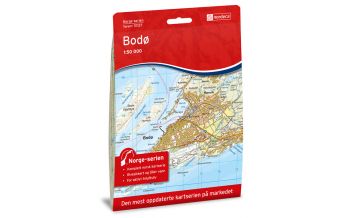 Hiking Maps Scandinavia Norge-Serien-Karte 10127, Bodø 1:50.000 Nordeca