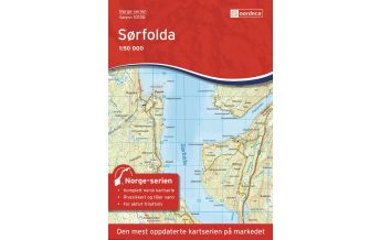 Wanderkarten Skandinavien Norge-Serien-Karte 10130, Sørfolda 1:50.000 Nordeca