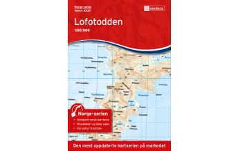 Hiking Maps Scandinavia Norge-serien-Karte 10132, Lofotodden 1:50.000 Nordeca