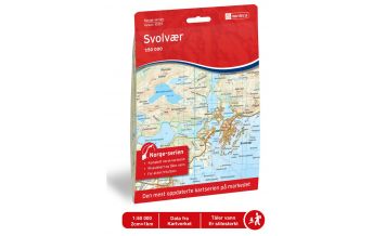 Hiking Maps Scandinavia Norge-Serien-Karte 10137, Svolvær 1:50.000 Nordeca