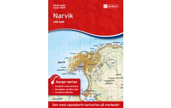 Hiking Maps Scandinavia Norge-serien-Karte 10139, Narvik 1:50.000 Nordeca