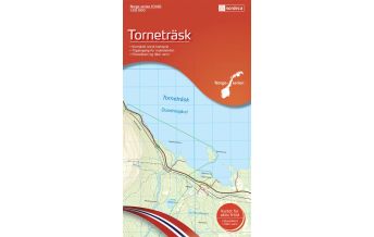 Hiking Maps Scandinavia Norge-serien-Karte 10140, Torneträsk 1:50.000 Nordeca