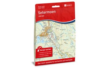 Hiking Maps Scandinavia Norge-serien-Karte 10143, Setermoen 1:50.000 Nordeca