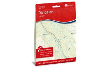 Wanderkarten Skandinavien Norge-serien-Karte 10144, Dividalen 1:50.000 Nordeca