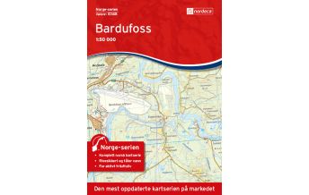 Hiking Maps Scandinavia Norge-serien-Karte 10148, Bardufoss 1:50.000 Nordeca