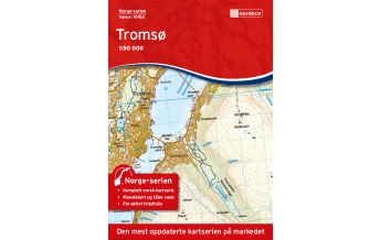 Skitourenkarten Norge-serien-Karte 10152, Tromsø 1:50.000 Nordeca
