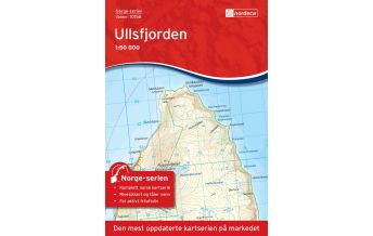 Wanderkarten Skandinavien Norge-serien-Karte 10156, Ullsfjorden 1:50.000 Nordeca