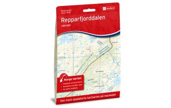 Wanderkarten Skandinavien Norge-serien-Karte 10181, Repparfjorden 1:50.000 Nordeca