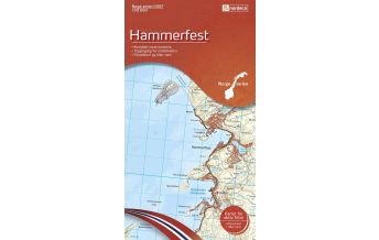 Hiking Maps Scandinavia Norge-serien-Karte 10187, Hammerfest 1:50.000 Nordeca