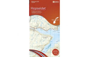 Hiking Maps Scandinavia Norge-serien-Karte 10189, Hopseidet 1:50.000 Nordeca