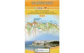 Straßenkarten Italien LAC Carta turistico-stradale Gargano 1:80.000 Global Map