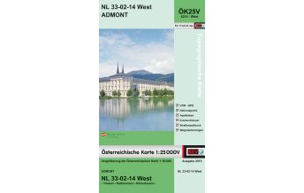 Hiking Maps Styria BEV-Karte 4214-West, Admont 1:25.000 BEV – Bundesamt für Eich- und Vermessungswesen