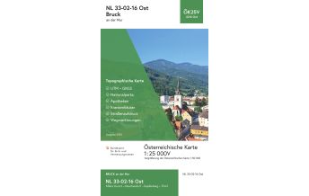 Hiking Maps Styria BEV-Karte 4216-Ost, Bruck an der Mur 1:25.000 BEV – Bundesamt für Eich- und Vermessungswesen